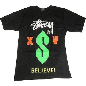 STUSSY ステューシー BELIEVE TEE BLACK Tシャツ 黒 Size 【S】 【新古品・未使用品】 20812560