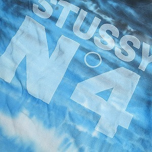 STUSSY ステューシー No.4 TYE DIE TEE BLUE Tシャツ 青 Size 【S】 【新古品・未使用品】 20812563