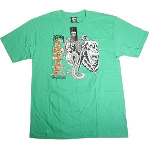 STUSSY ステューシー IRIE SENSATION TEE GREEN Tシャツ 緑 Size 【M】 【新古品・未使用品】 20812572