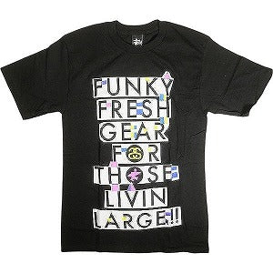 STUSSY ステューシー FUNKY FRESH GEAR TEE BLACK Tシャツ 黒 Size 【S】 【新古品・未使用品】 20812573