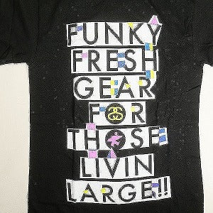 STUSSY ステューシー FUNKY FRESH GEAR TEE BLACK Tシャツ 黒 Size 【S】 【新古品・未使用品】 20812573