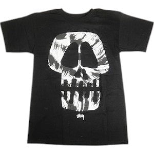 STUSSY ステューシー BRUSH SKULL TEE BLACK Tシャツ 黒 Size 【S】 【新古品・未使用品】 20812574