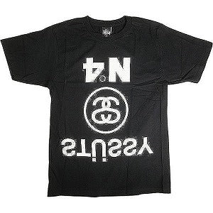 STUSSY ステューシー UPSIDE DOWN TEE BLACK Tシャツ 黒 Size 【M】 【新古品・未使用品】 20812642