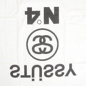 STUSSY ステューシー UPSIDE DOWN TEE WHITE Tシャツ 白 Size 【M】 【新古品・未使用品】 20812648