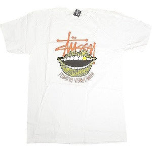 STUSSY ステューシー POSITIVE VIBRATIONS WHITE Tシャツ 白 Size 【M】 【新古品・未使用品】 20812675