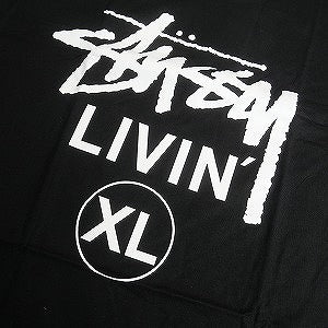 STUSSY ステューシー LIVIN‘XL TEE BLACK Tシャツ 黒 Size 【M】 【新古品・未使用品】 20812709