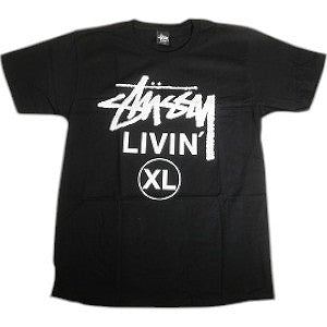 STUSSY ステューシー LIVIN‘XL TEE BLACK Tシャツ 黒 Size 【M】 【新古品・未使用品】 20812710