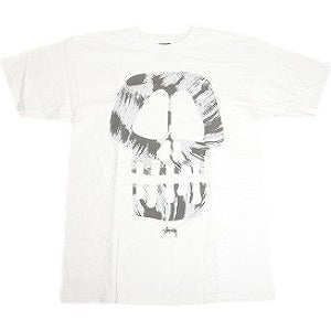 STUSSY ステューシー BRUSH SKULL TEE WHITE Tシャツ 白 Size 【M】 【新古品・未使用品】 20812734