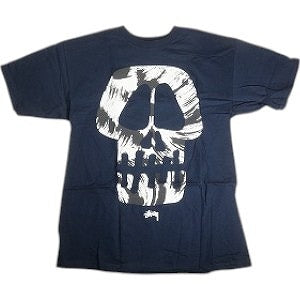 STUSSY ステューシー BRUSH SKULL TEE NAVY Tシャツ 紺 Size 【M】 【新古品・未使用品】 20812737