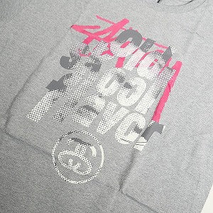 STUSSY ステューシー STOCK OSF TEE GREY Tシャツ 灰 Size 【M】 【新古品・未使用品】 20812742