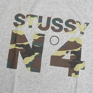 STUSSY ステューシー No.4 CAMO TEE GREY Tシャツ 灰 Size 【M】 【新古品・未使用品】 20812776