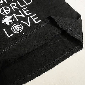 STUSSY ステューシー ONE WORLD ONE LOVE L/S BLACK ロンT 黒 Size 【M】 【新古品・未使用品】 20812786