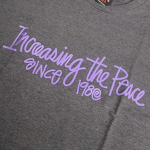 STUSSY ステューシー INCREASE THE PEACE TEE GREY Tシャツ 灰 Size 【M】 【新古品・未使用品】 20812789