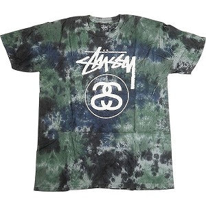 STUSSY ステューシー STOCK LINK TIE DYE TEE GREEN Tシャツ 緑 Size 【S】 【新古品・未使用品】 20812809