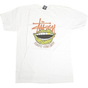 STUSSY ステューシー POSITIVE VIBRATIONS WHITE Tシャツ 白 Size 【M】 【新古品・未使用品】 20812831