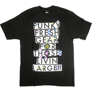 STUSSY ステューシー FUNKY FRESH GEAR TEE BLACK Tシャツ 黒 Size 【M】 【新古品・未使用品】 20812859