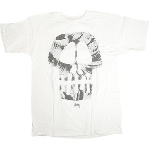 STUSSY ステューシー BRUSH SKULL TEE WHITE Tシャツ 白 Size 【M】 【新古品・未使用品】 20812874