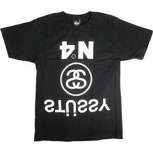 STUSSY ステューシー UPSIDE DOWN TEE BLACK Tシャツ 黒 Size 【M】 【新古品・未使用品】 20812879