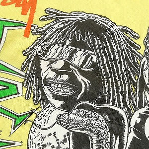 STUSSY ステューシー IRIE SENSATION TEE YELLOW Tシャツ 黄 Size 【M】 【新古品・未使用品】 20812894