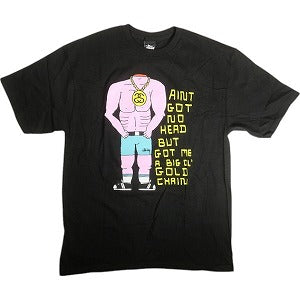 STUSSY ステューシー AINT GOT NO HEAD TEE BLACK Tシャツ 黒 Size 【M】 【新古品・未使用品】 20812896