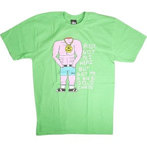 STUSSY ステューシー AINT GOT NO HEAD TEE GREEN Tシャツ 緑 Size 【M】 【新古品・未使用品】 20812898