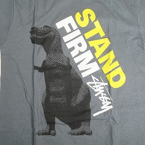 STUSSY ステューシー STAND FIRM TEE GREY Tシャツ 灰 Size 【S】 【新古品・未使用品】 20812923