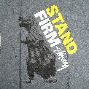 STUSSY ステューシー STAND FIRM TEE GREY Tシャツ 灰 Size 【M】 【新古品・未使用品】 20812924