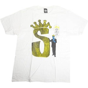 STUSSY ステューシー S CROWN LIVIN TEE WHITE Tシャツ 白 Size 【M】 【新古品・未使用品】 20812929