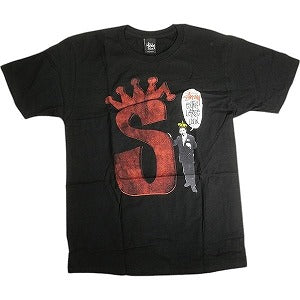 STUSSY ステューシー S CROWN LIVIN TEE BLACK Tシャツ 黒 Size 【M】 【新古品・未使用品】 20812935