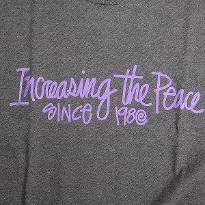 STUSSY ステューシー INCREASE THE PEACE TEE GREY Tシャツ 灰 Size 【M】 【新古品・未使用品】 20812938