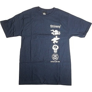 STUSSY ステューシー INTERNATIONAL  ICON TEE NAVY Tシャツ 紺 Size 【S】 【新古品・未使用品】 20812952