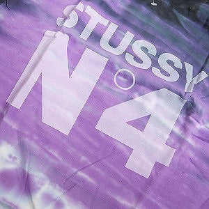 STUSSY ステューシー No.4 TYE DIE TEE PURPLE Tシャツ 紫 Size 【M】 【新古品・未使用品】 20812956