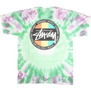 STUSSY ステューシー REGGAE DOT TIE DYE SS TEE GREEN Tシャツ 緑 Size 【S】 【新古品・未使用品】 20813004