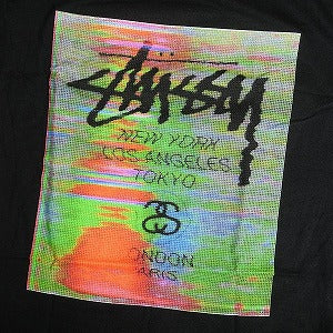 STUSSY ステューシー WT GLITCH TEE BLACK Tシャツ 黒 Size 【M】 【新古品・未使用品】 20813017