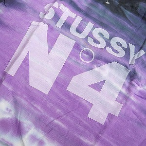 STUSSY ステューシー No.4 TYE DIE TEE PURPLE  Tシャツ 紫 Size 【M】 【新古品・未使用品】 20813028