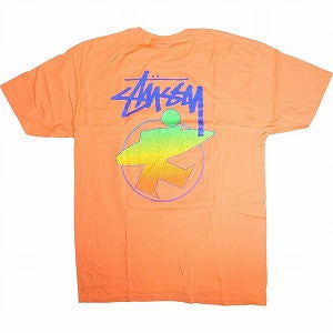 STUSSY ステューシー SURFMAN FADE TEE PALE RED Tシャツ オレンジ Size 【M】 【新古品・未使用品】 20813074