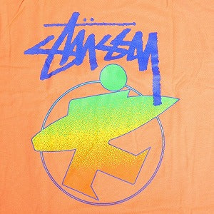 STUSSY ステューシー SURFMAN FADE TEE PALE RED Tシャツ オレンジ Size 【M】 【新古品・未使用品】 20813076