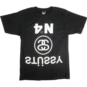 STUSSY ステューシー UPSIDE DOWN TEE BLACK Tシャツ 黒 Size 【M】 【新古品・未使用品】 20813087