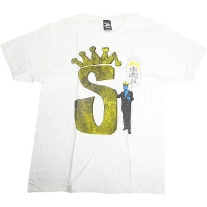 STUSSY ステューシー S CROWN LIVIN TEE WHITE Tシャツ 白 Size 【M】 【新古品・未使用品】 20813142