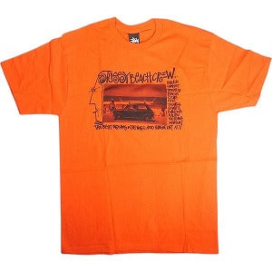 STUSSY ステューシー BEACH CREW TEE ORANGE Tシャツ オレンジ Size 【M】 【新古品・未使用品】 20813152