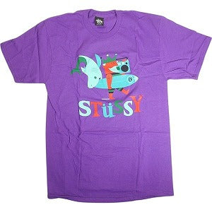 STUSSY ステューシー SHARK STUSSY TEE PURPLE Tシャツ 紫 Size 【M】 【新古品・未使用品】 20813172