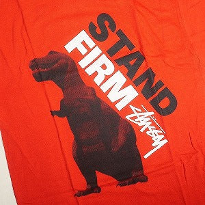 STUSSY ステューシー STAND FIRM TEE RED Tシャツ 赤 Size 【M】 【新古品・未使用品】 20813174