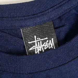 STUSSY ステューシー UPSIDE DOWN TEE NAVY Tシャツ 紺 Size 【M】 【新古品・未使用品】 20813209