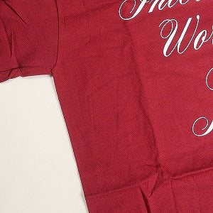 STUSSY ステューシー INTERNATIONAL SCRIPT TEE RED Tシャツ 赤 Size 【M】 【新古品・未使用品】 20813211