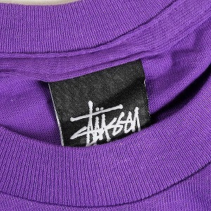 STUSSY ステューシー No.4 TEE PURPLE Tシャツ 紫 Size 【M】 【新古品・未使用品】 20813213