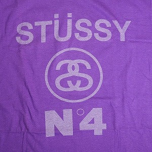 STUSSY ステューシー No.4 TEE PURPLE Tシャツ 紫 Size 【M】 【新古品・未使用品】 20813213