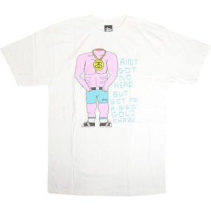 STUSSY ステューシー AINT GOT NO HEAD TEE WHITE Tシャツ 白 Size 【M】 【新古品・未使用品】 20813217