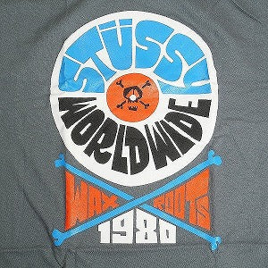 STUSSY ステューシー STUSSY WORLD TOUR WAX ROOTS TEE GREY Tシャツ 灰 Size 【M】 【新古品・未使用品】 20813231