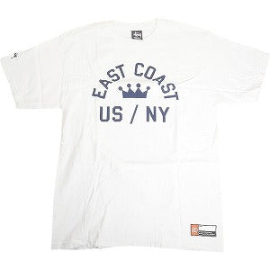 STUSSY ステューシー EAST COAST US/NY TEE WHITE Tシャツ 白 Size 【M】 【新古品・未使用品】 20813235