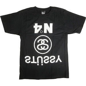 STUSSY ステューシー UPSIDE DOWN TEE BLACK Tシャツ 黒 Size 【M】 【新古品・未使用品】 20813264